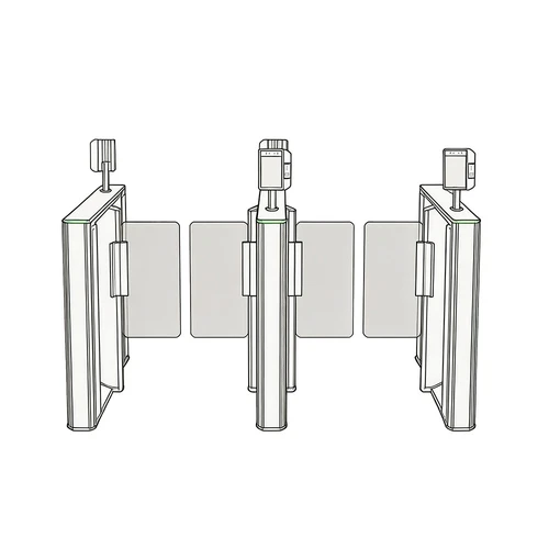 Pair with turnstile gate installation method